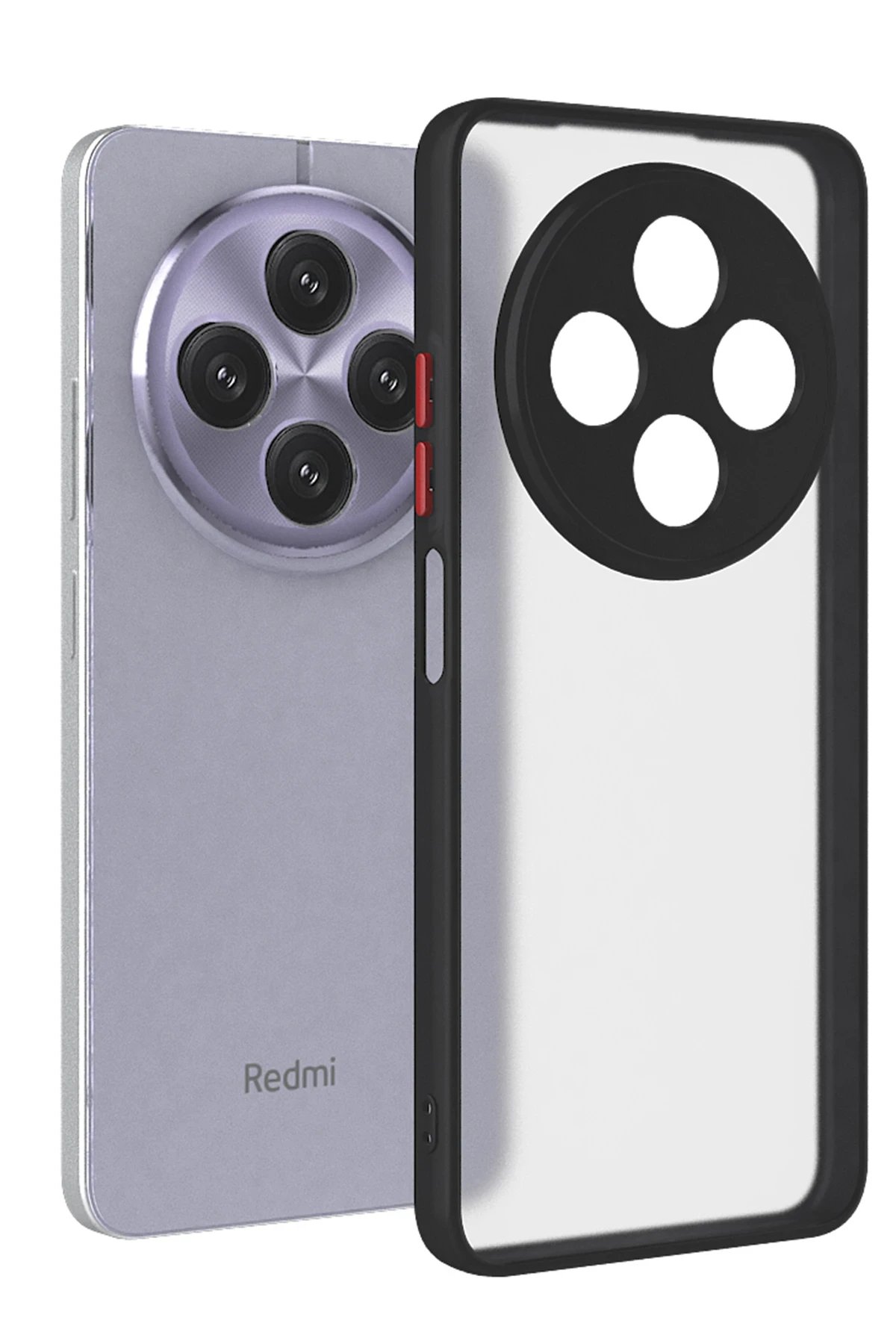 Newface Xiaomi Redmi 14C Kılıf Montreal Silikon Kapak - Siyah