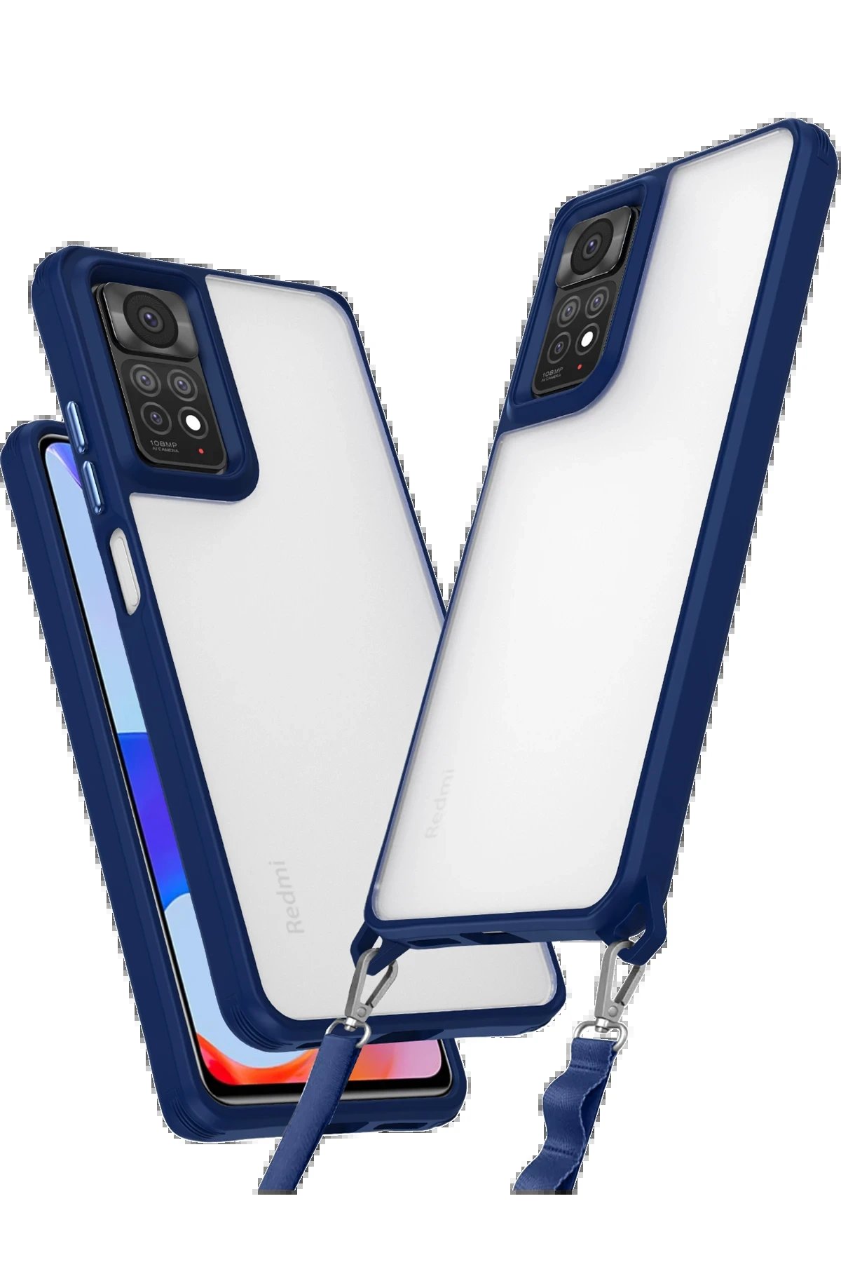 Newface Xiaomi Redmi Note 11 Pro Kılıf Penta Silikon Kılıf - Lacivert