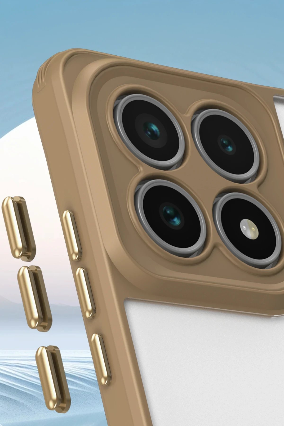 Newface Xiaomi Mi 14T Kılıf Penta Silikon Kılıf - Titan Gri