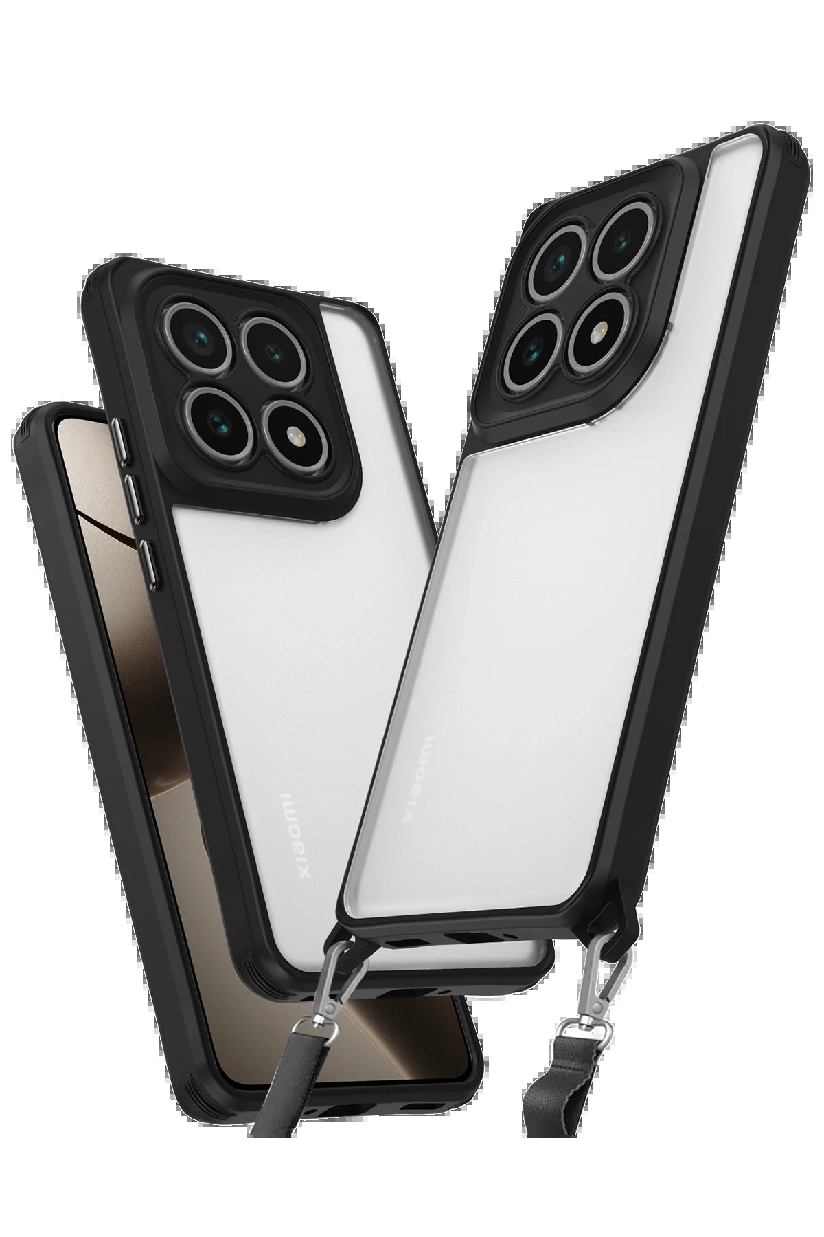 Newface Xiaomi Mi 14T Pro Kılıf Penta Silikon Kılıf - Siyah