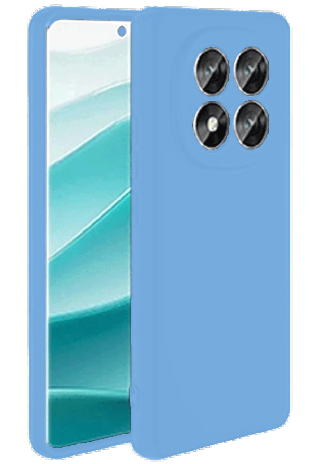 Newface Xiaomi Redmi Note 14 Pro 5G Kılıf First Silikon - Mavi