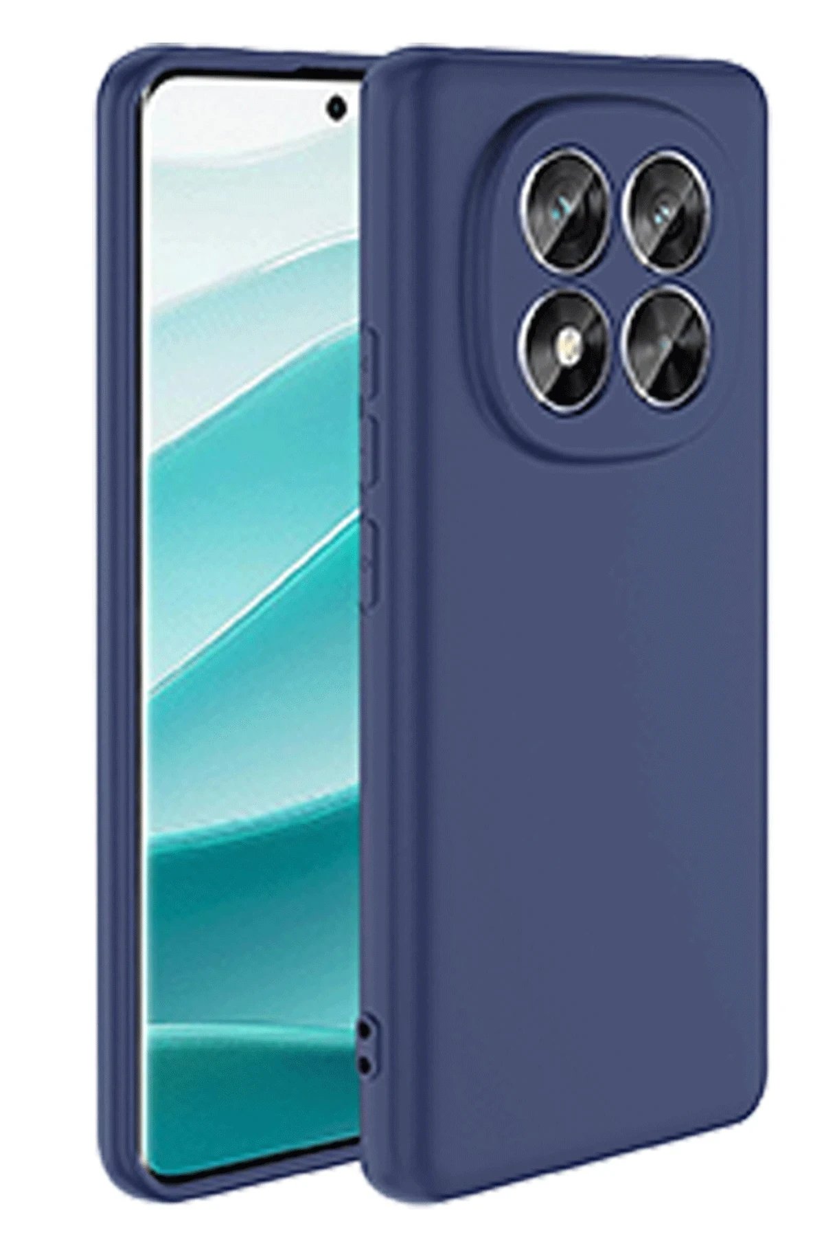 Newface Xiaomi Redmi Note 14 Pro 5G Kılıf Nano içi Kadife Silikon - Lacivert