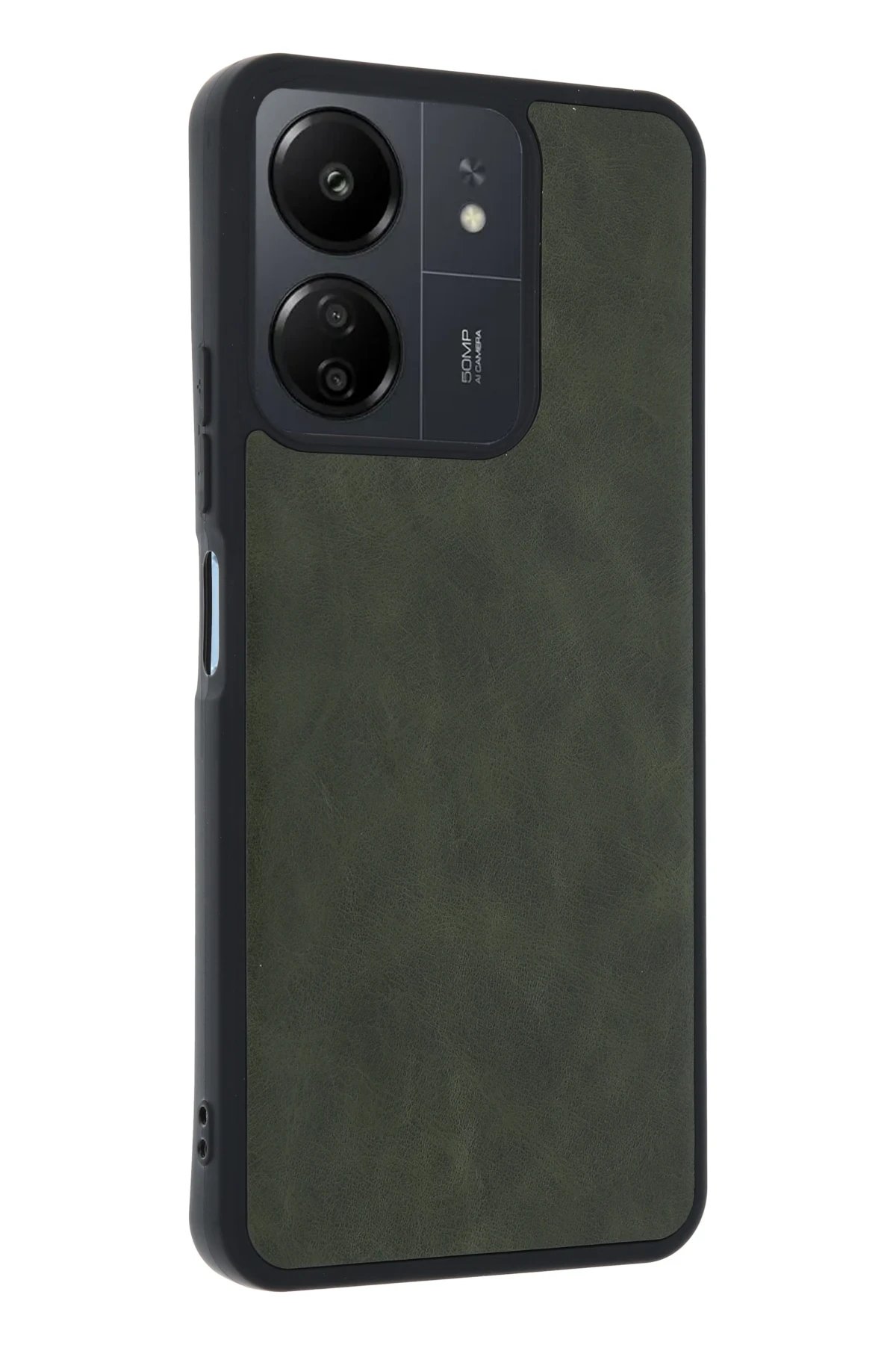 Newface Xiaomi Redmi 13C Kılıf Aras Deri Kapak - Açık Yeşil