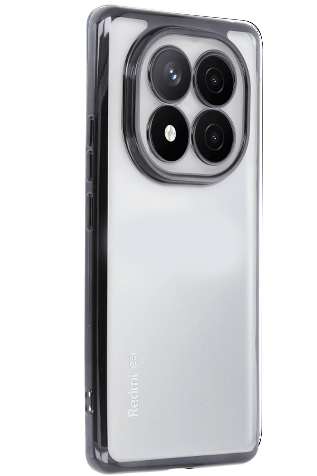 Newface Xiaomi Redmi Note 14 Pro Plus Kılıf Razer Lensli Silikon - Siyah