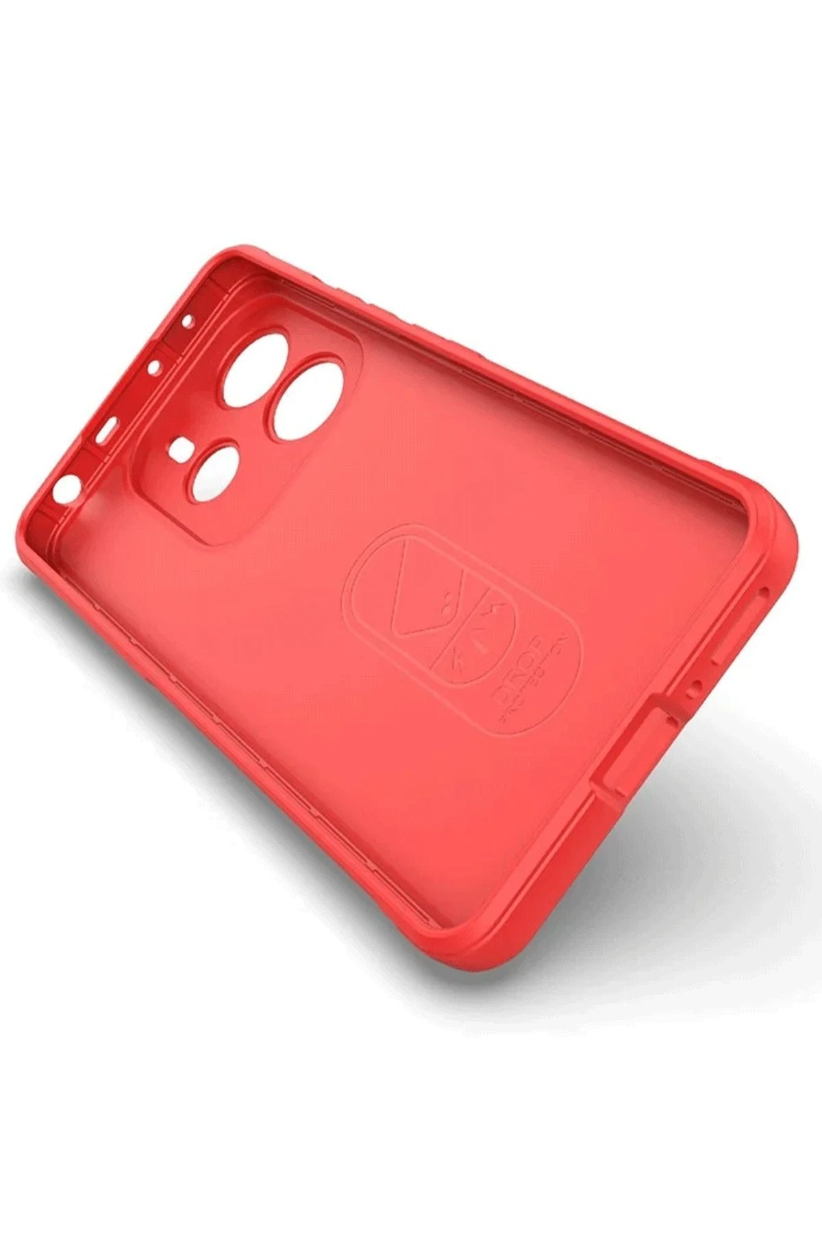 Newface Xiaomi Redmi Note 14 4G Kılıf Optimum Silikon - Kırmızı