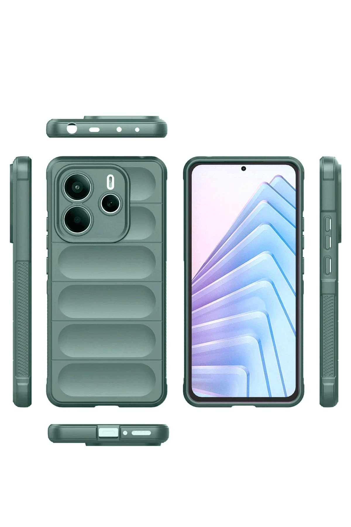 Newface Xiaomi Redmi Note 14 4G Kılıf Optimum Silikon - Lacivert