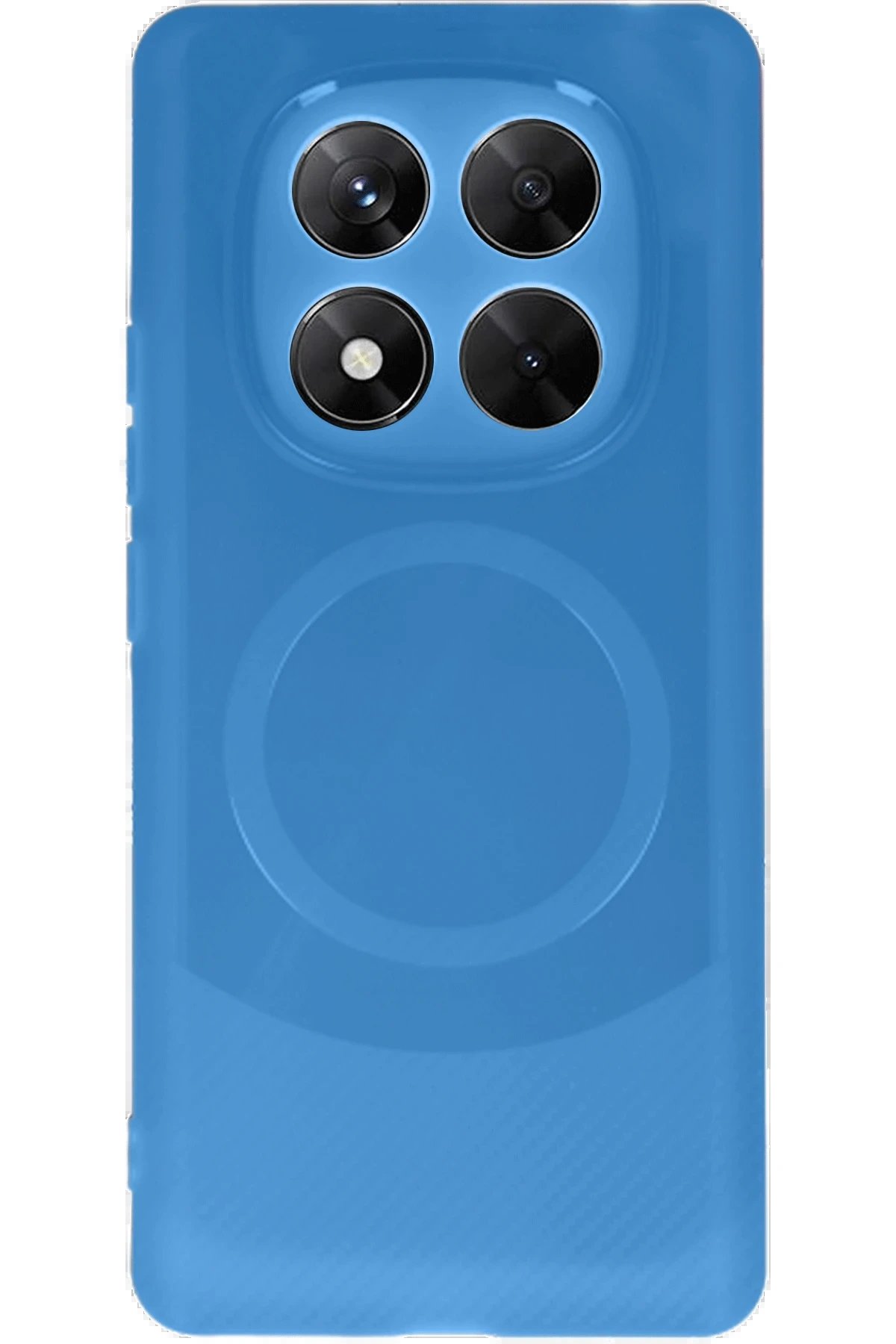 Newface Xiaomi Redmi Note 14 Pro 5G Kılıf Maya Karbon Kapak - Lacivert