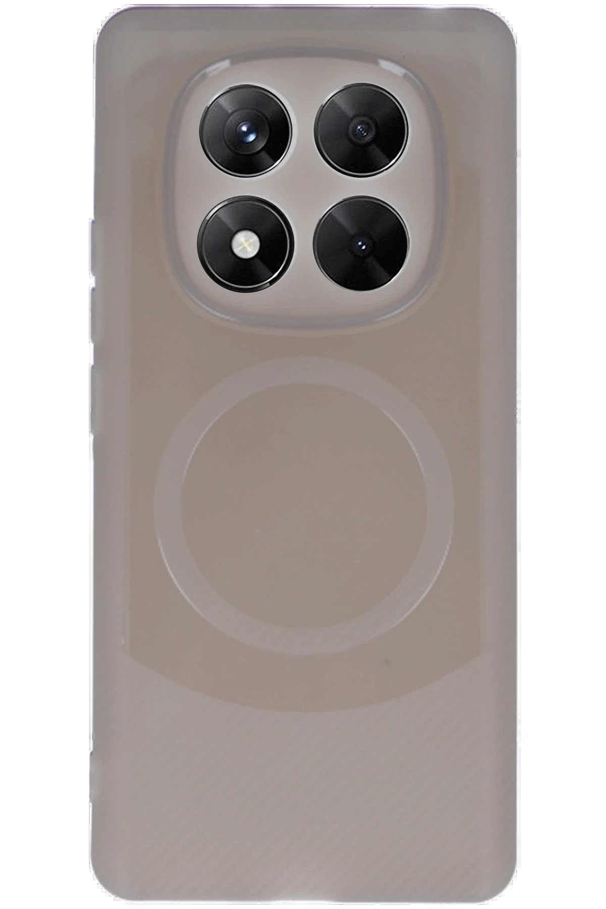 Newface Xiaomi Redmi Note 14 Pro 5G Kılıf Maya Karbon Kapak - Gri