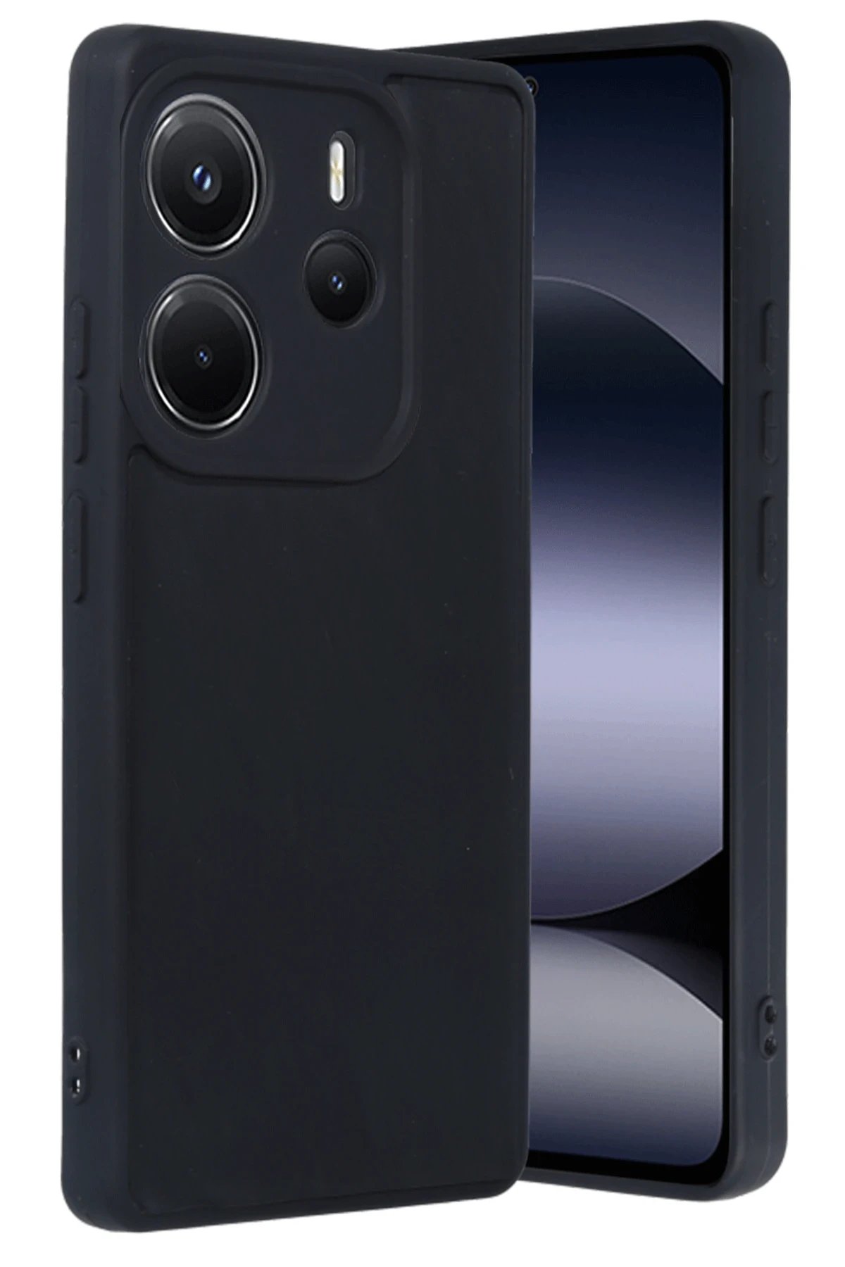 Newface Xiaomi Redmi Note 14 4G Kılıf Aras Deri Kapak - Siyah