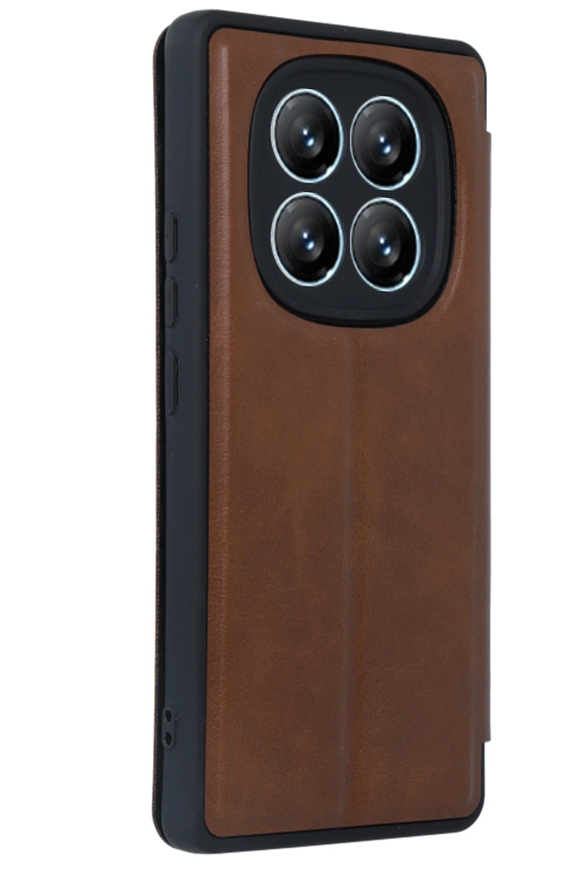 Newface Xiaomi Redmi Note 14 Pro 4G Kılıf Flip Cover - Taba