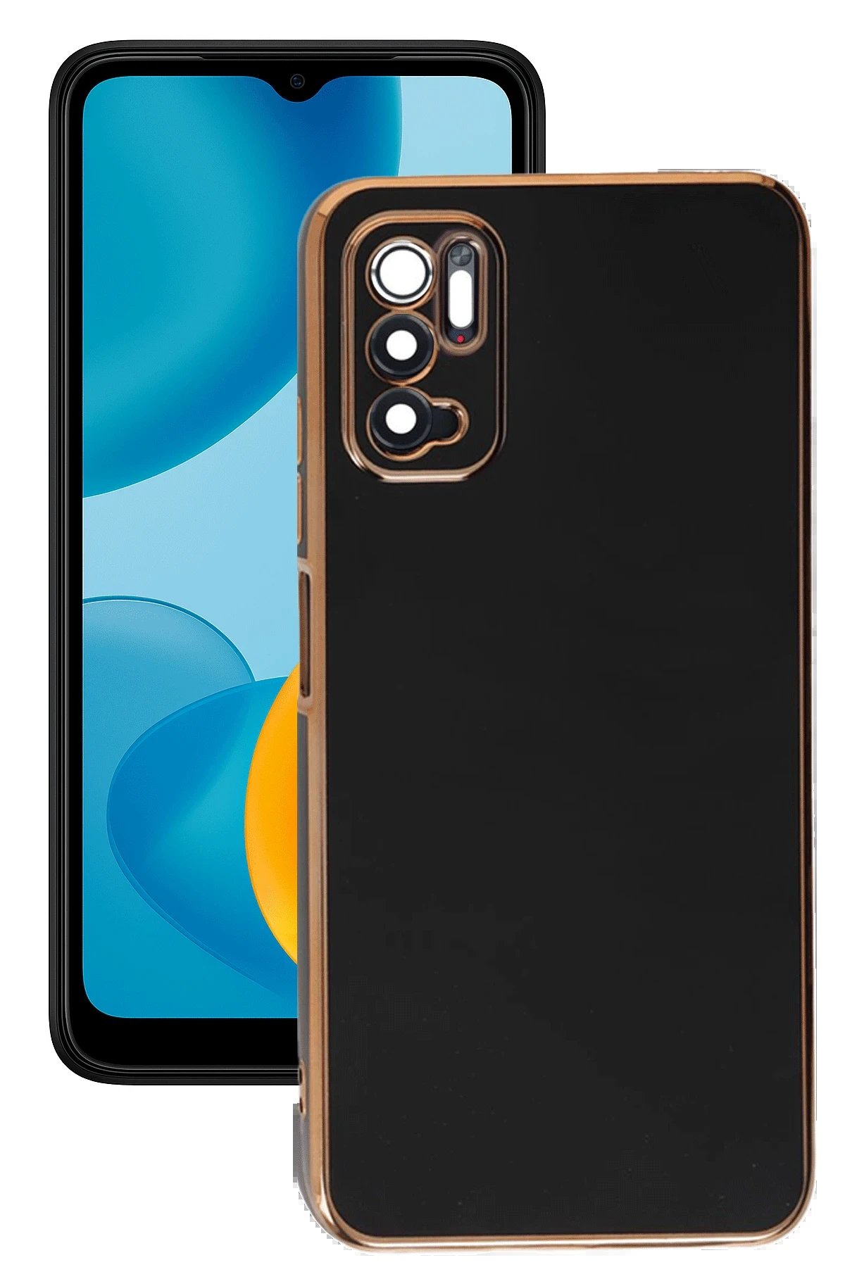 Newface Xiaomi Redmi Note 11 SE Kılıf Volet Silikon - Siyah