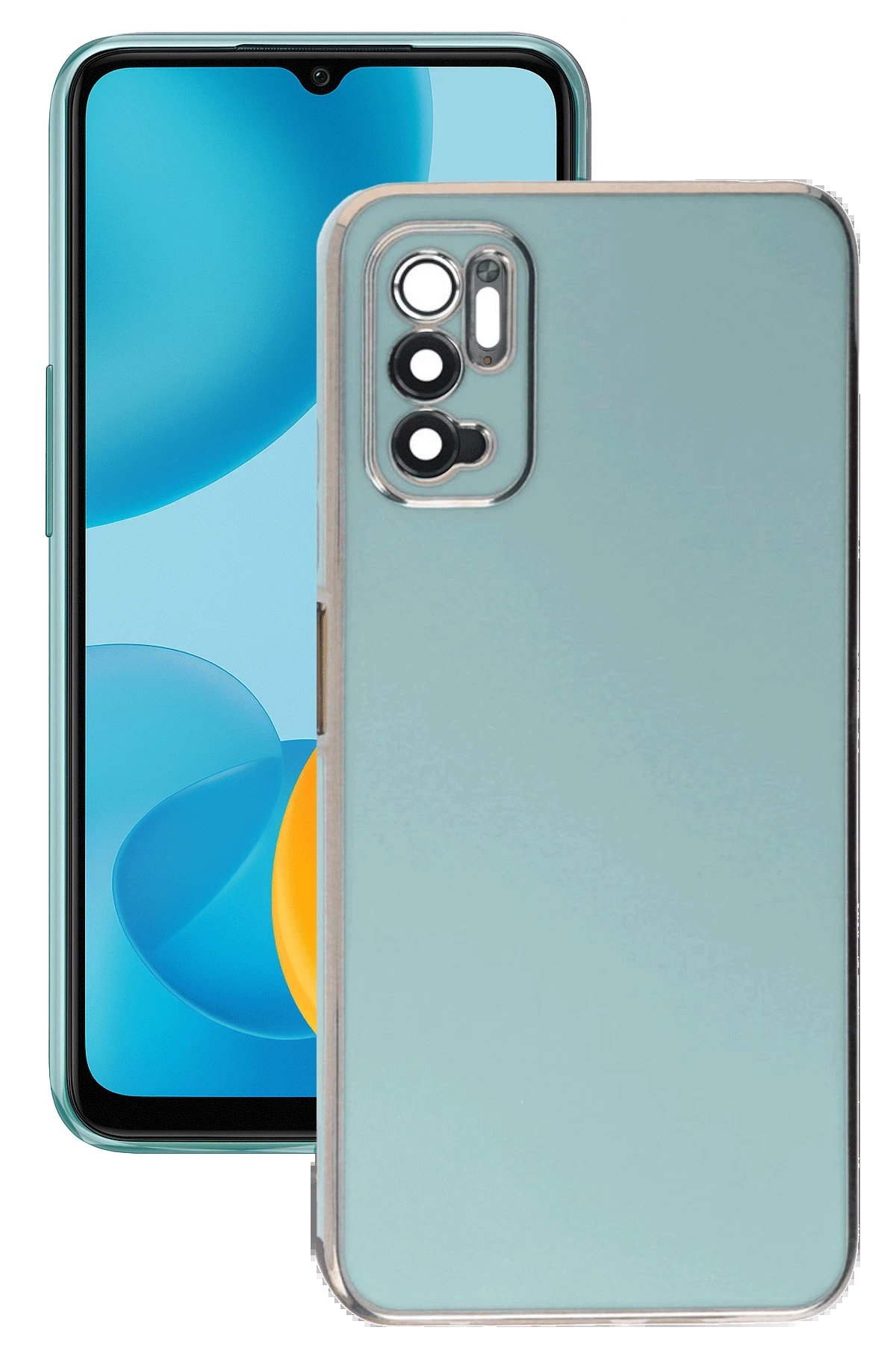 Newface Xiaomi Redmi Note 11 SE Kılıf Volet Silikon - Açık Yeşil