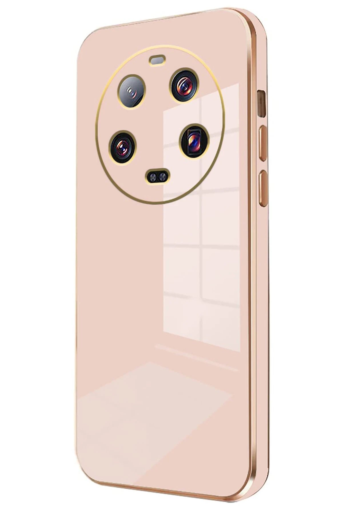 Newface Xiaomi Mi 14 Ultra Kılıf Volet Silikon - Pembe