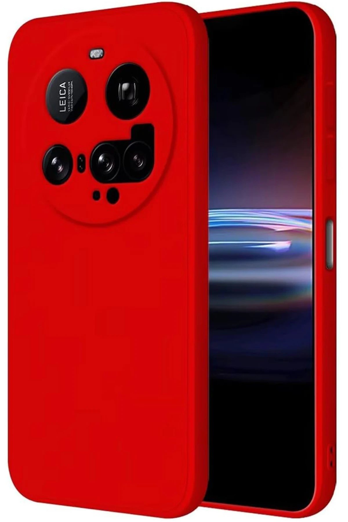 Newface Xiaomi Mi 15 Ultra Kılıf Nano içi Kadife Silikon - Kırmızı