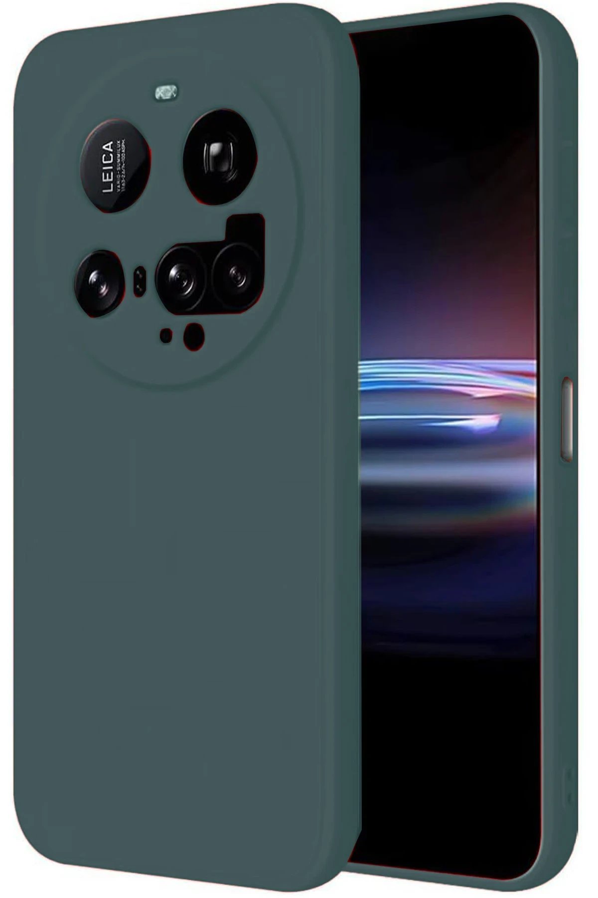 Newface Xiaomi Mi 15 Ultra Kılıf Nano içi Kadife Silikon - Koyu Yeşil