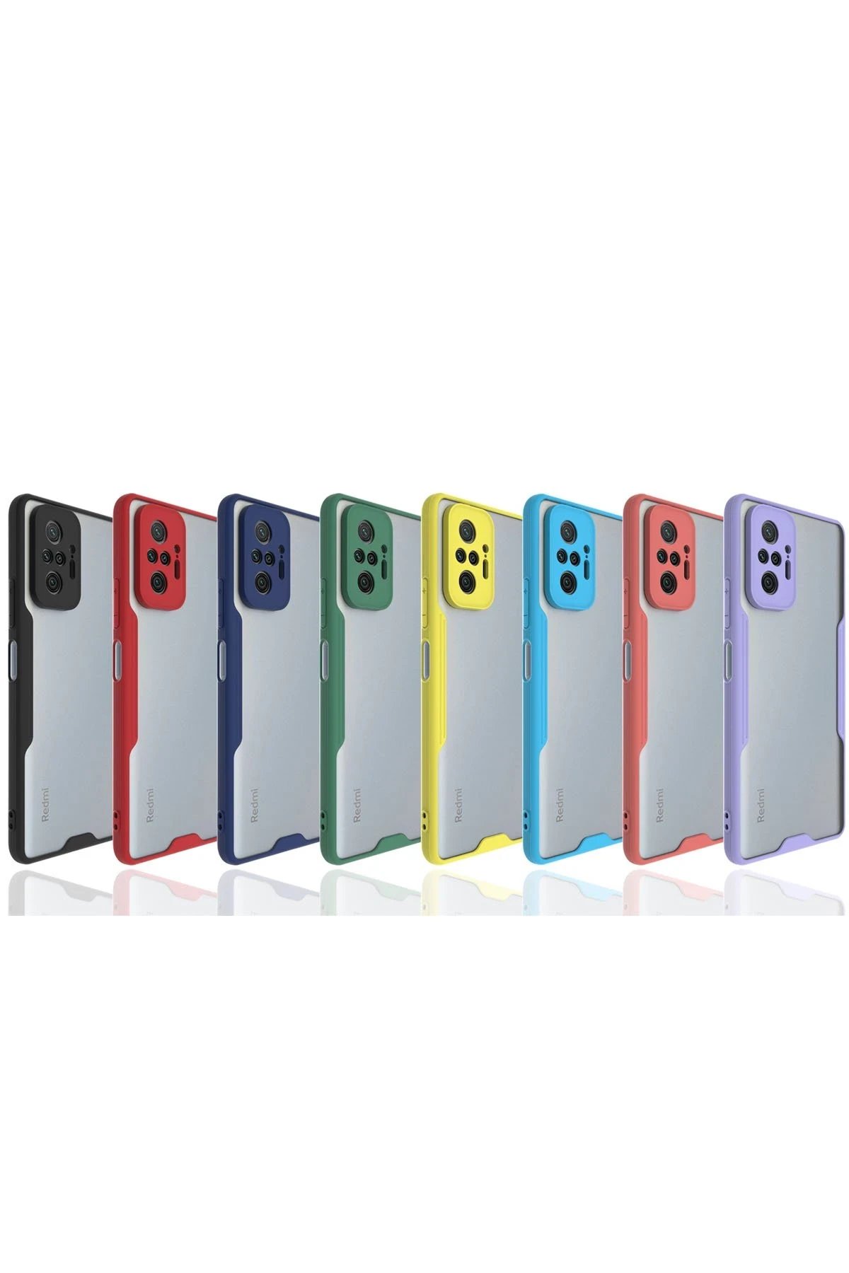 Newface Xiaomi Redmi Note 10 Pro Kılıf Platin Silikon - Yeşil