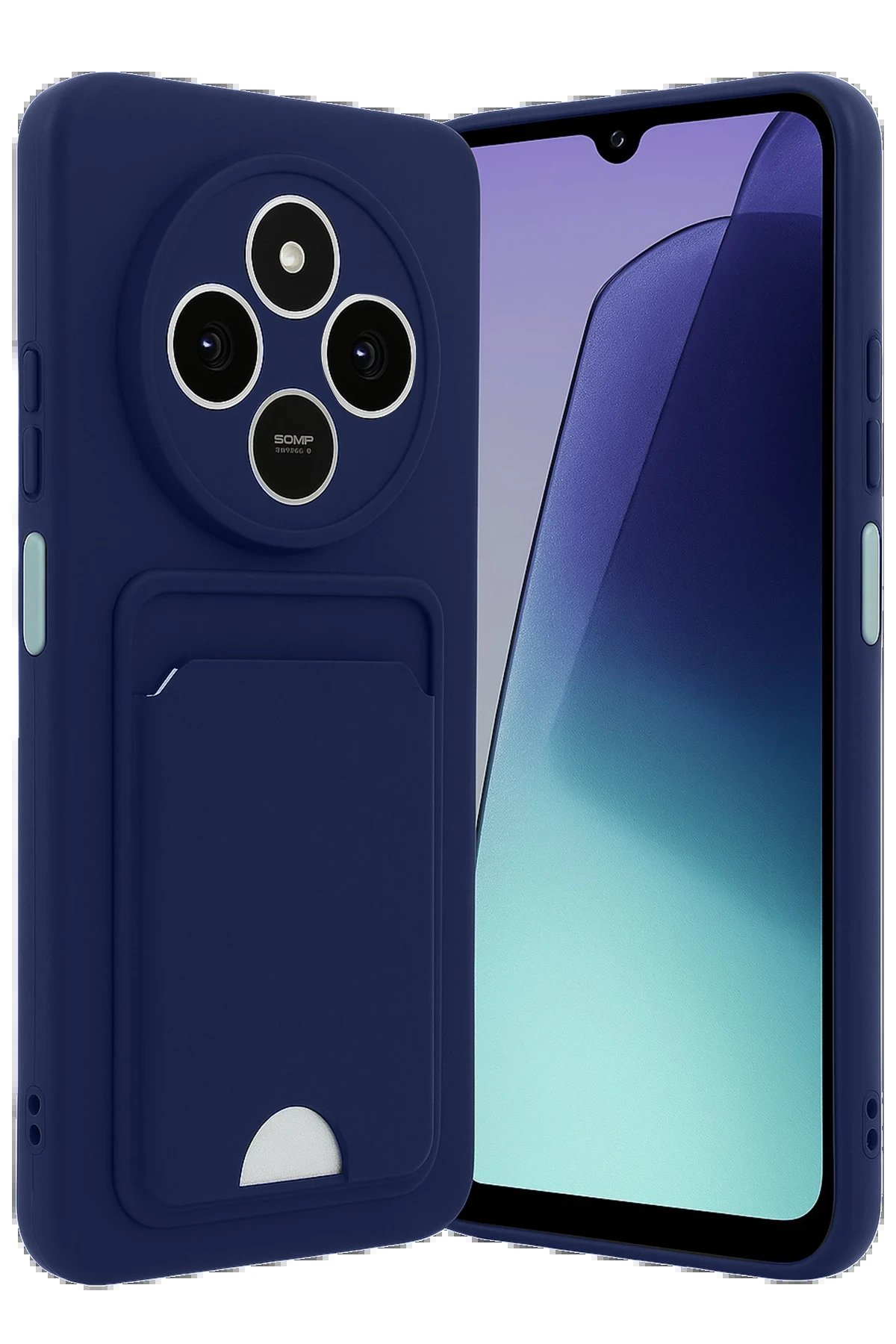 Newface Xiaomi Redmi 14C Kelvin Kartvizitli Silikon - Lacivert