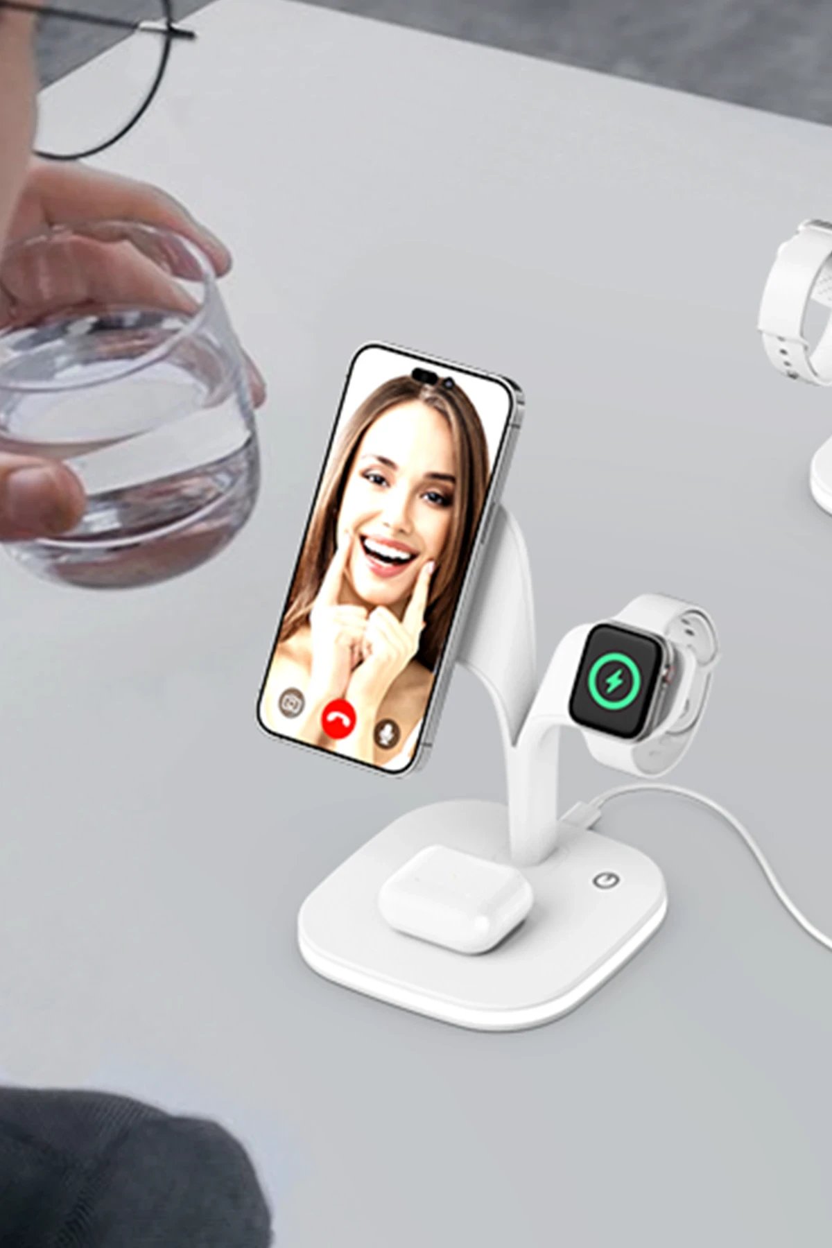 Newface YM-UD22 Kablosuz Şarj Masaüstü Set - Yeşil