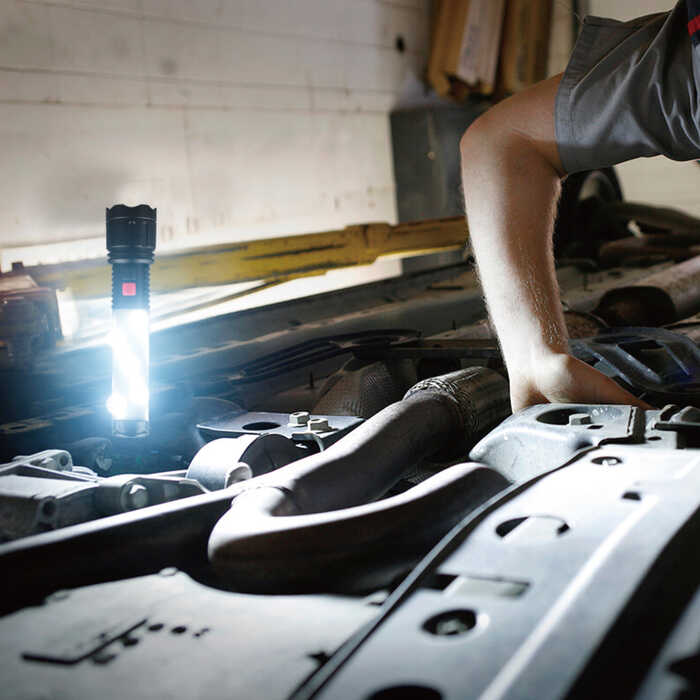 PT-8810 USB ŞARJLI EL FENERİ