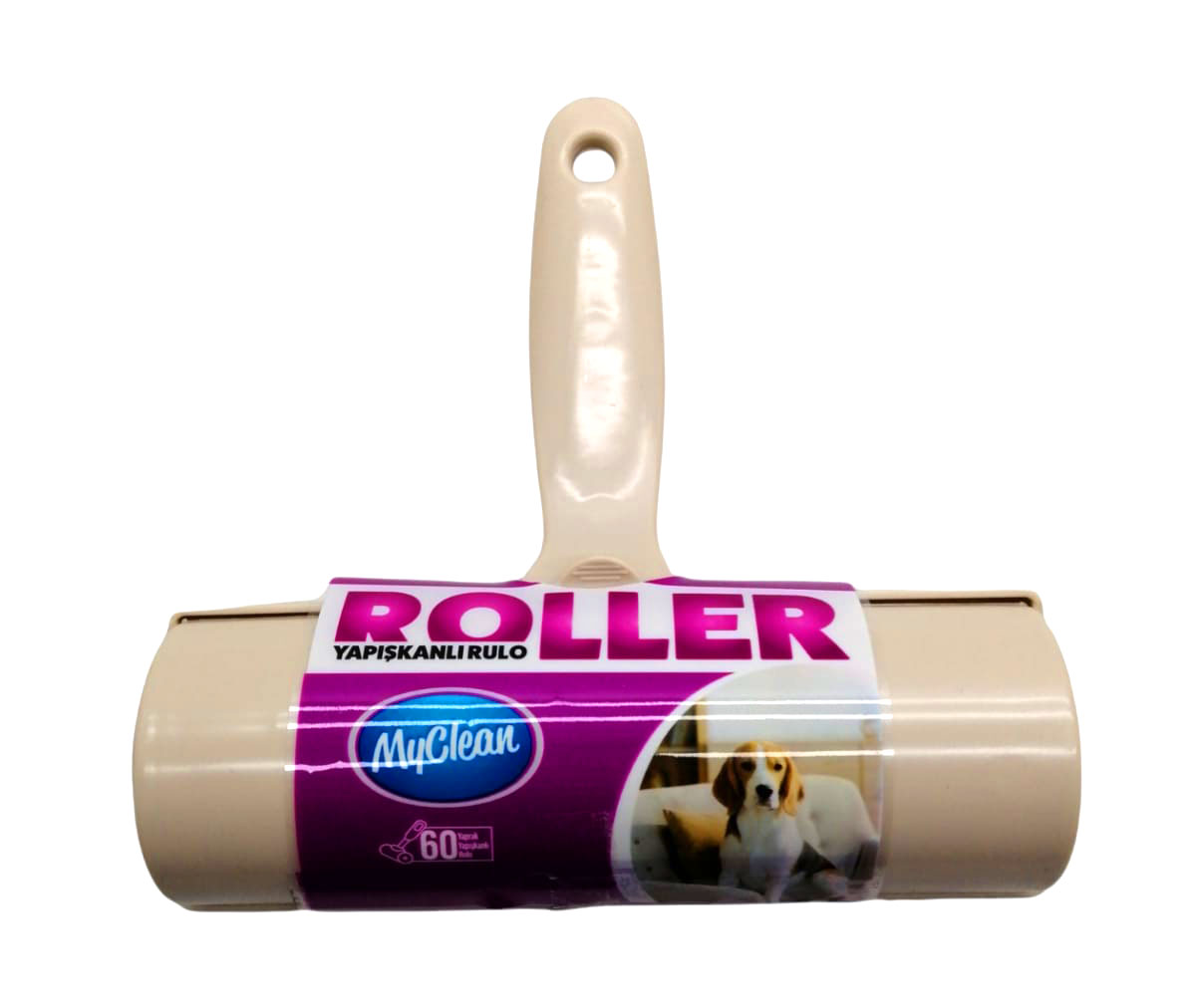 PLASTİK HAZNELİ 60 YAPRAK ROLLER TÜY TOPLAYICI RULO
