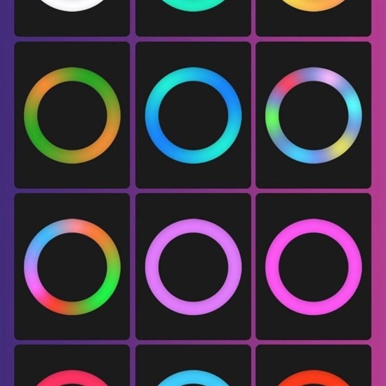 Rgb Led Mandallı Telefon Bilgisayar Tablet Uyumlu Selfie Işığı Aydınlatma Telefon Aparatı