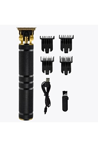 Saç ve Sakal Kesme Makinesi Sakal Ense Çizim Makinesi T-2023 Black