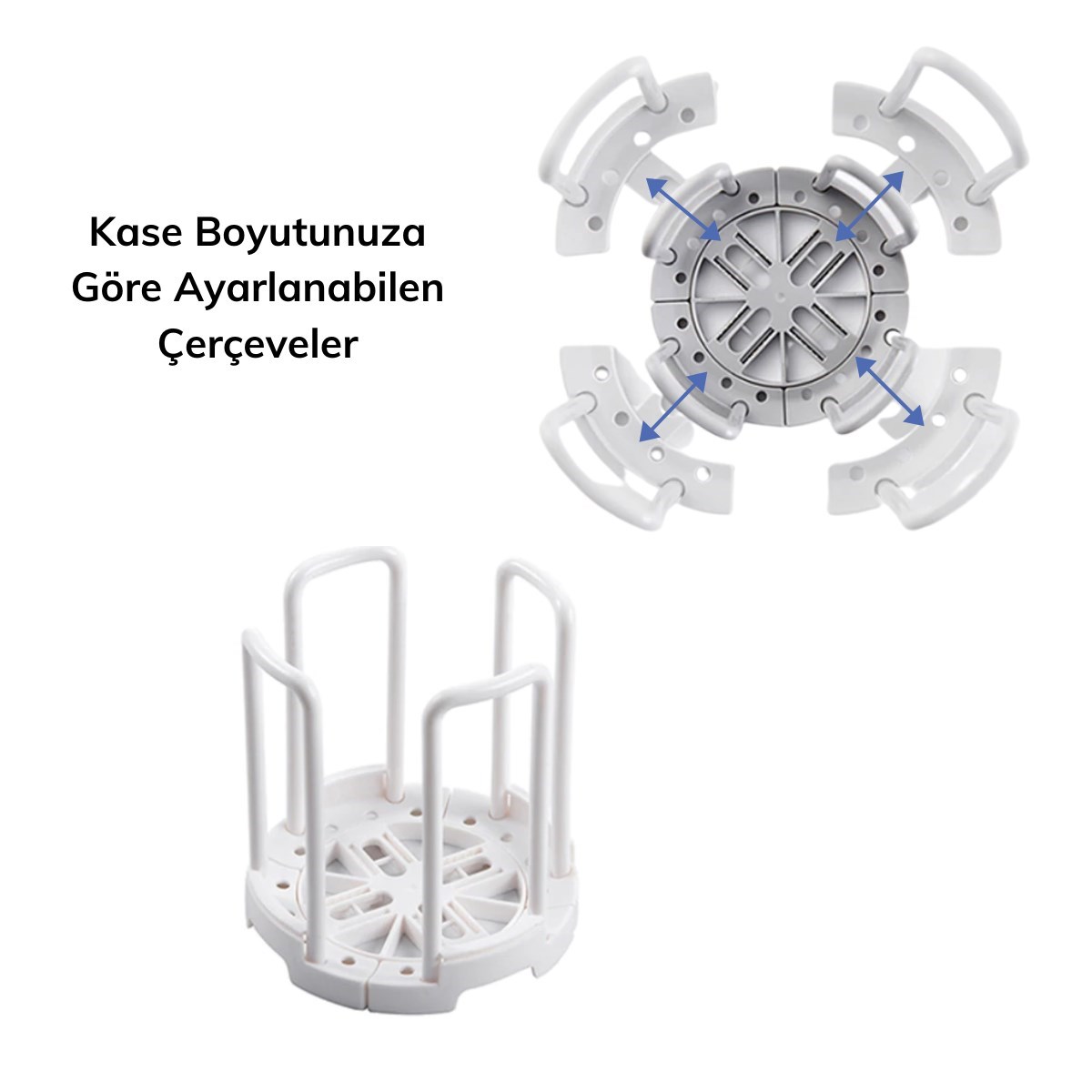 Tabak Bardak Kase Standı Bulaşık Kurutma Tutucu Mutfak Düzenleyici Organizatör