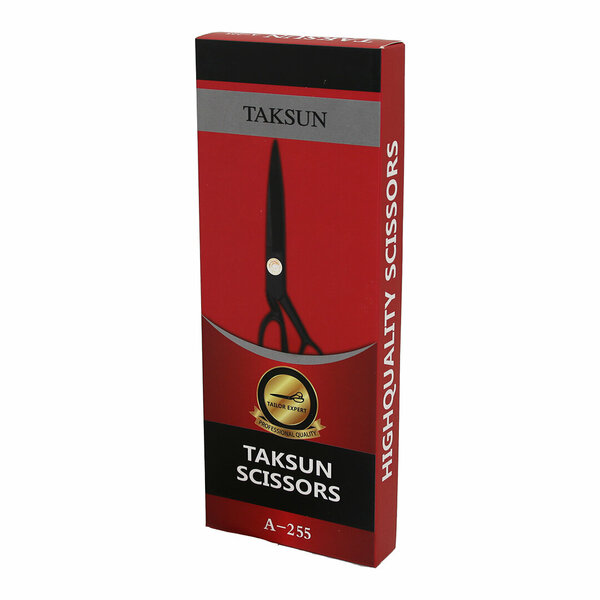 Taksun Kutulu Siyah Terzi Makası A-255  10'' 26 CM