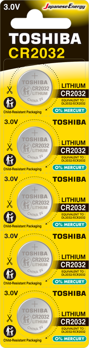 TOSHIBA CR 2032 LITHIUM 5Lİ PİL