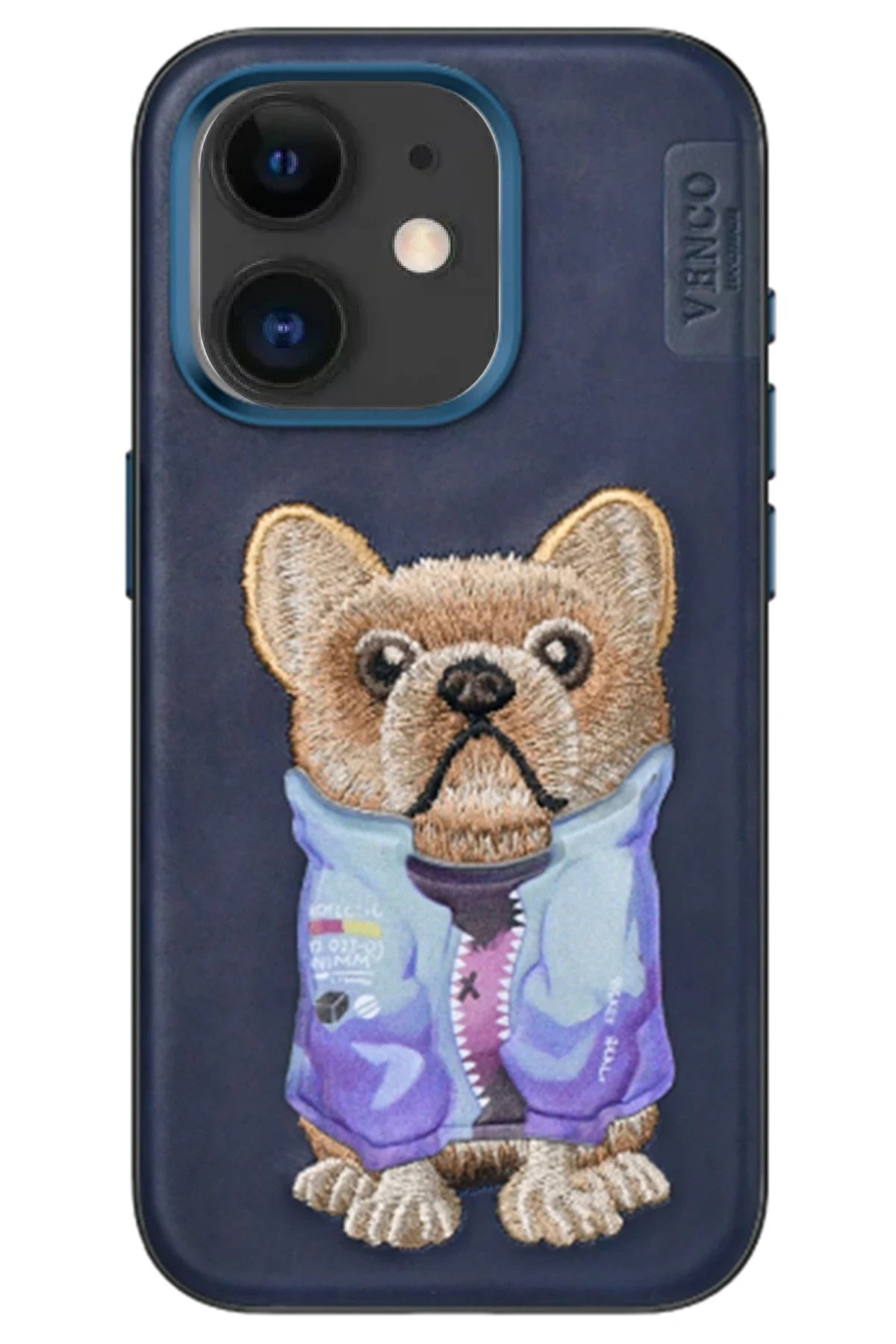 Venco iPhone 11 Cute Desenli Kapak - Lacivert