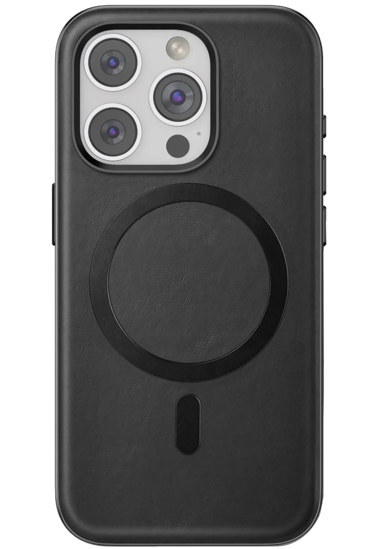 Venco iPhone 15 Pro Puskas Magsafe Kapak - Siyah