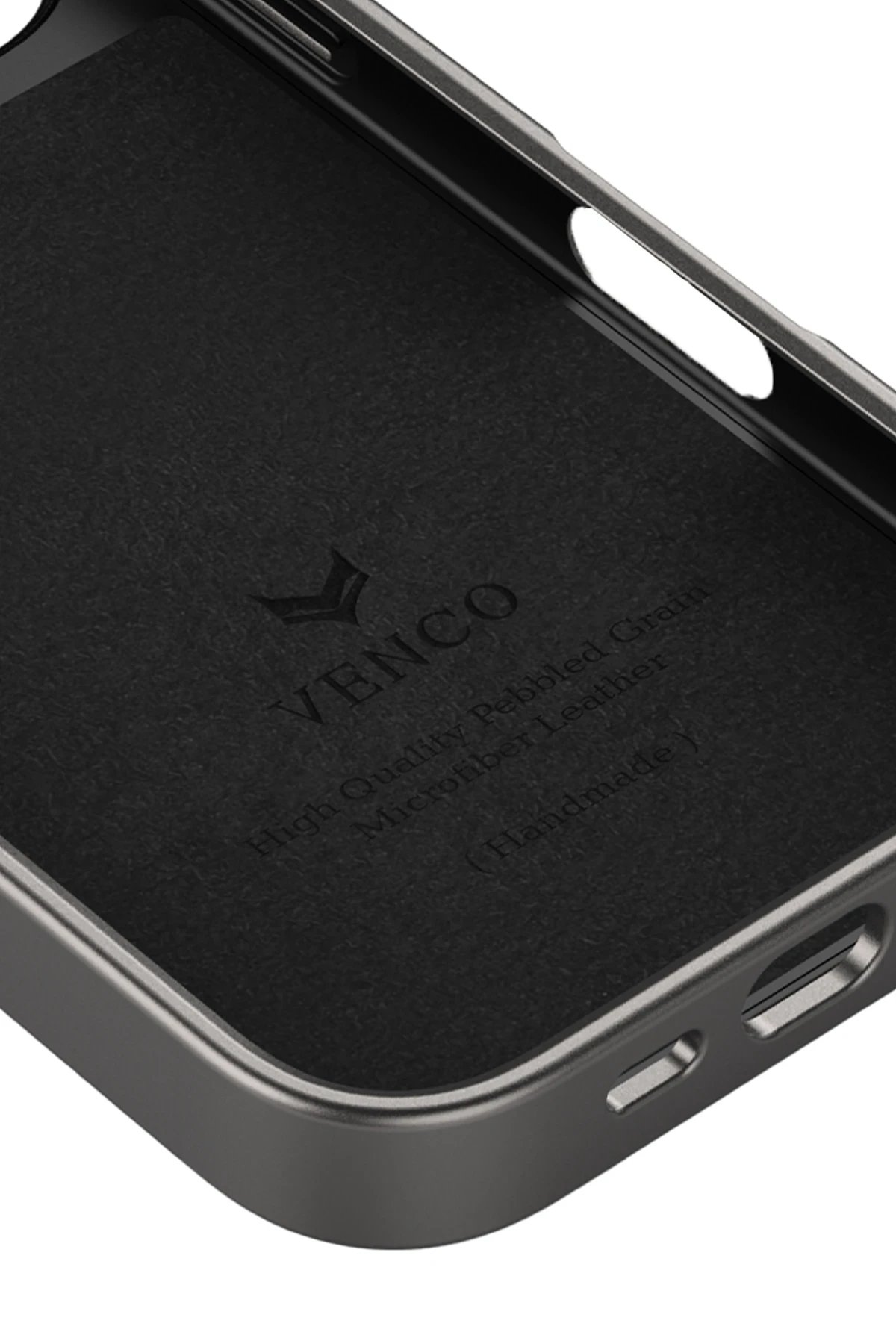 Venco iPhone 16 Pro Brand Kapak - Gümüş