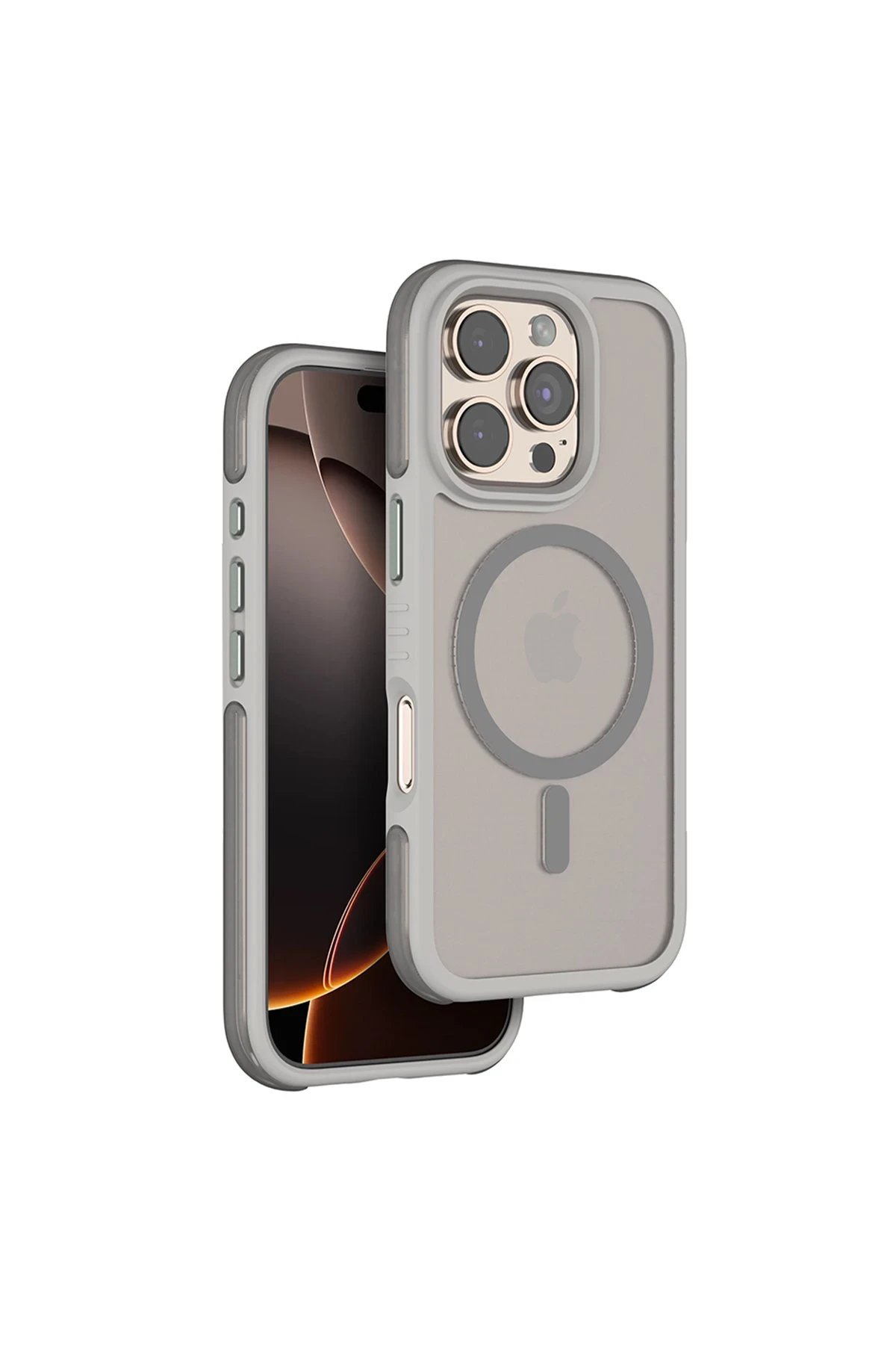 Venco iPhone 16 Pro Orbit Magsafe Kapak - Titan Gri