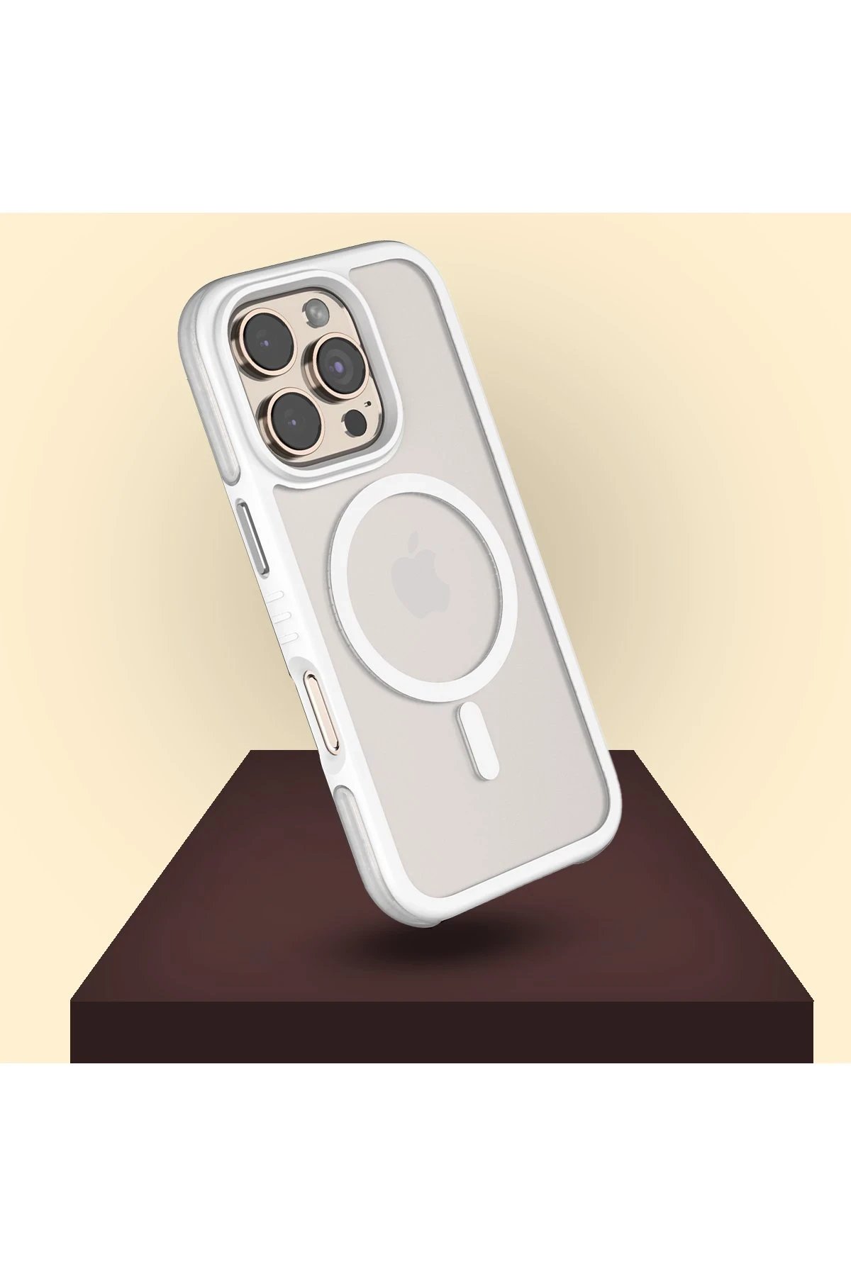 Venco iPhone 16 Pro Max Orbit Magsafe Kapak - Rose Gold