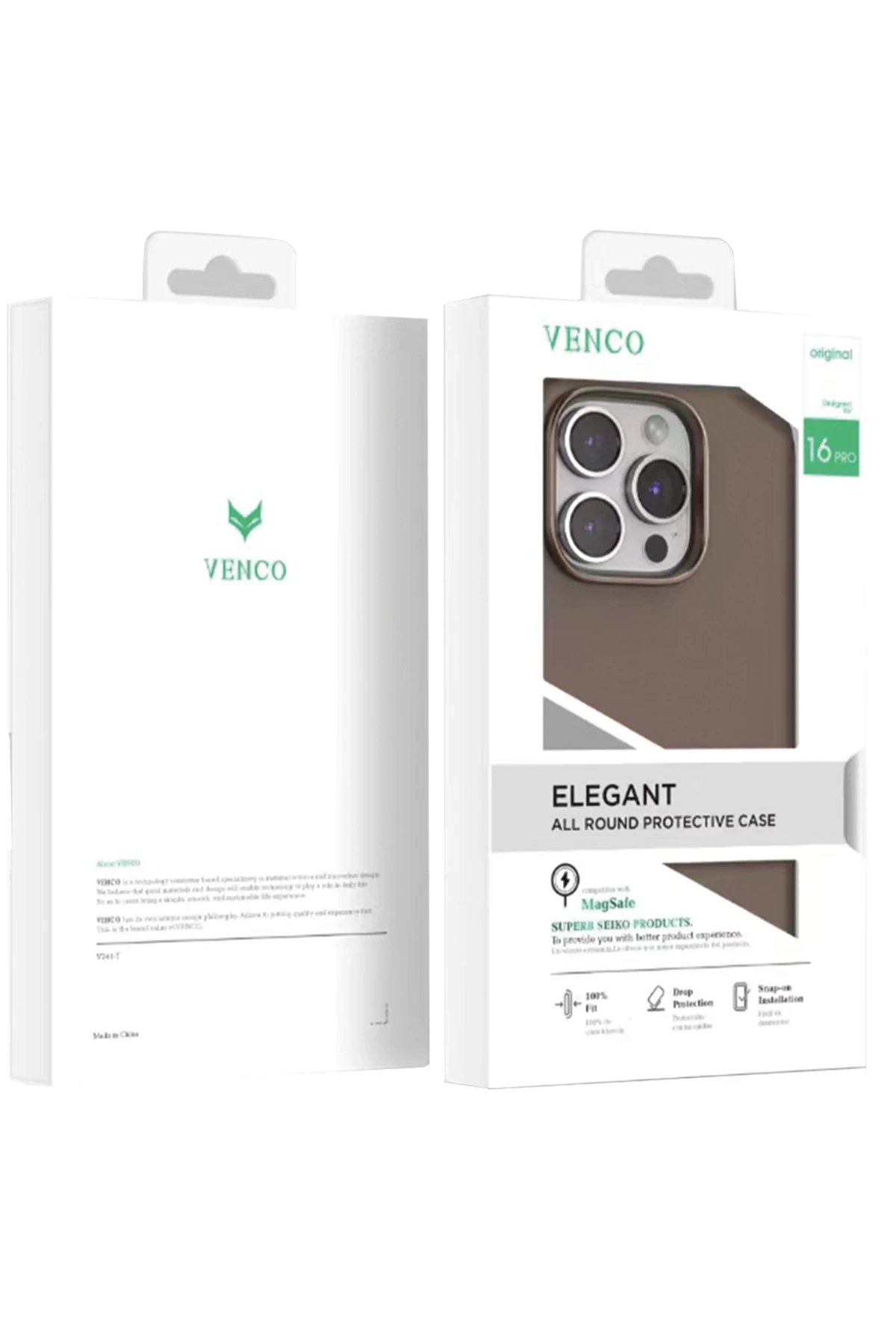 Venco iPhone 16 Pro Jinta Magsafe Kapak - Siyah