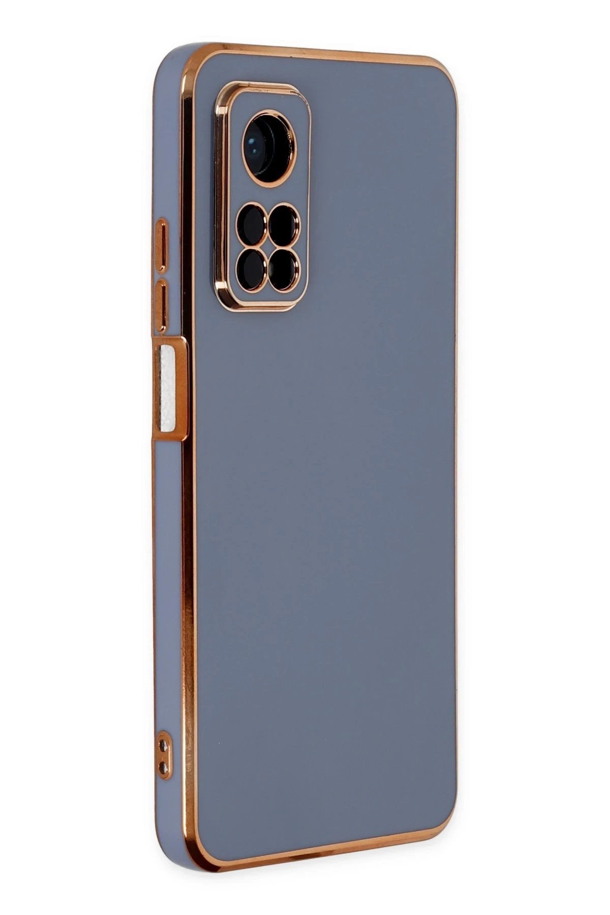 Xiaomi Mi 10T Kılıf Volet Silikon - Mavi