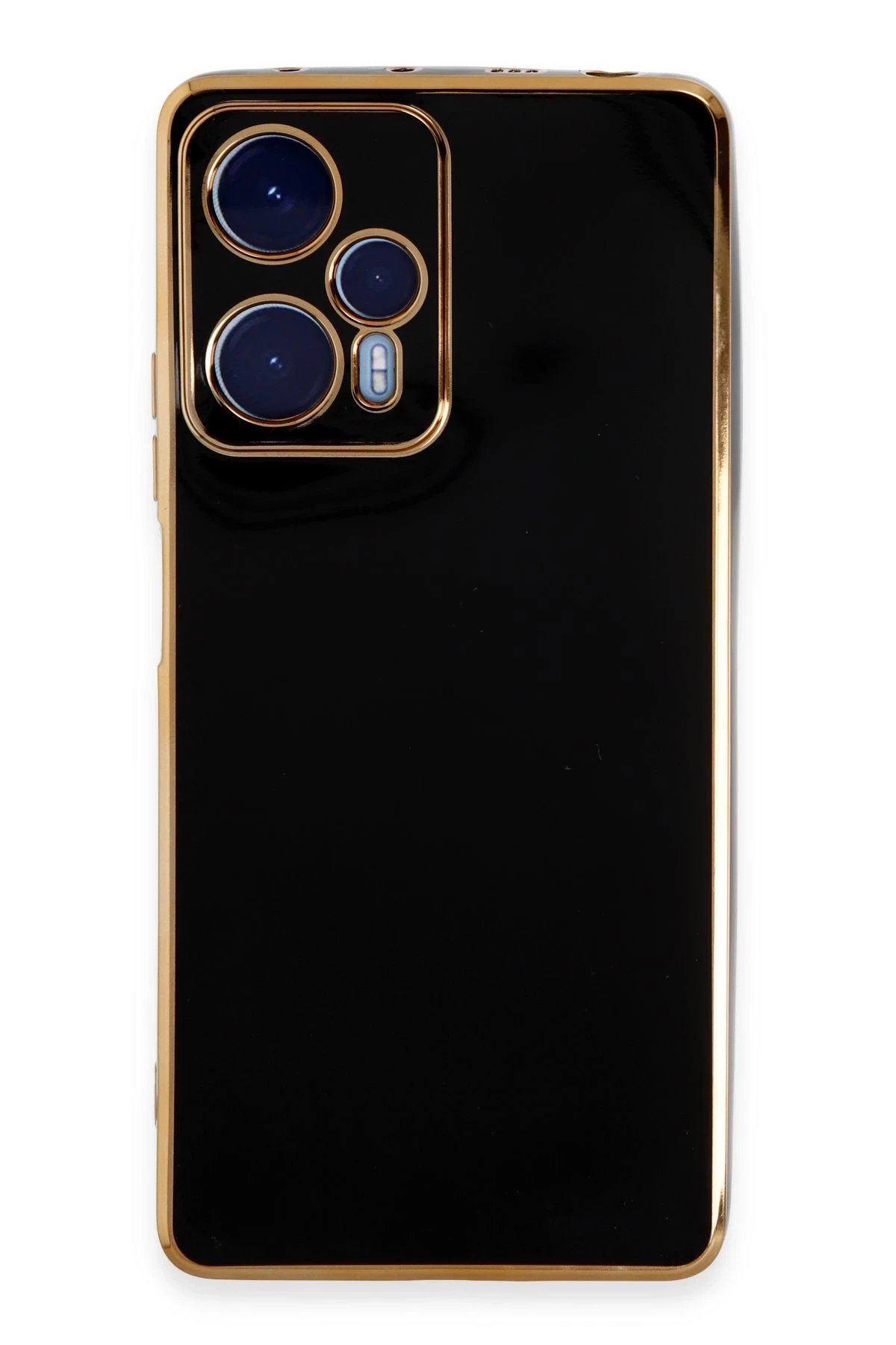 Xiaomi Poco F5 Kılıf Volet Silikon - Siyah