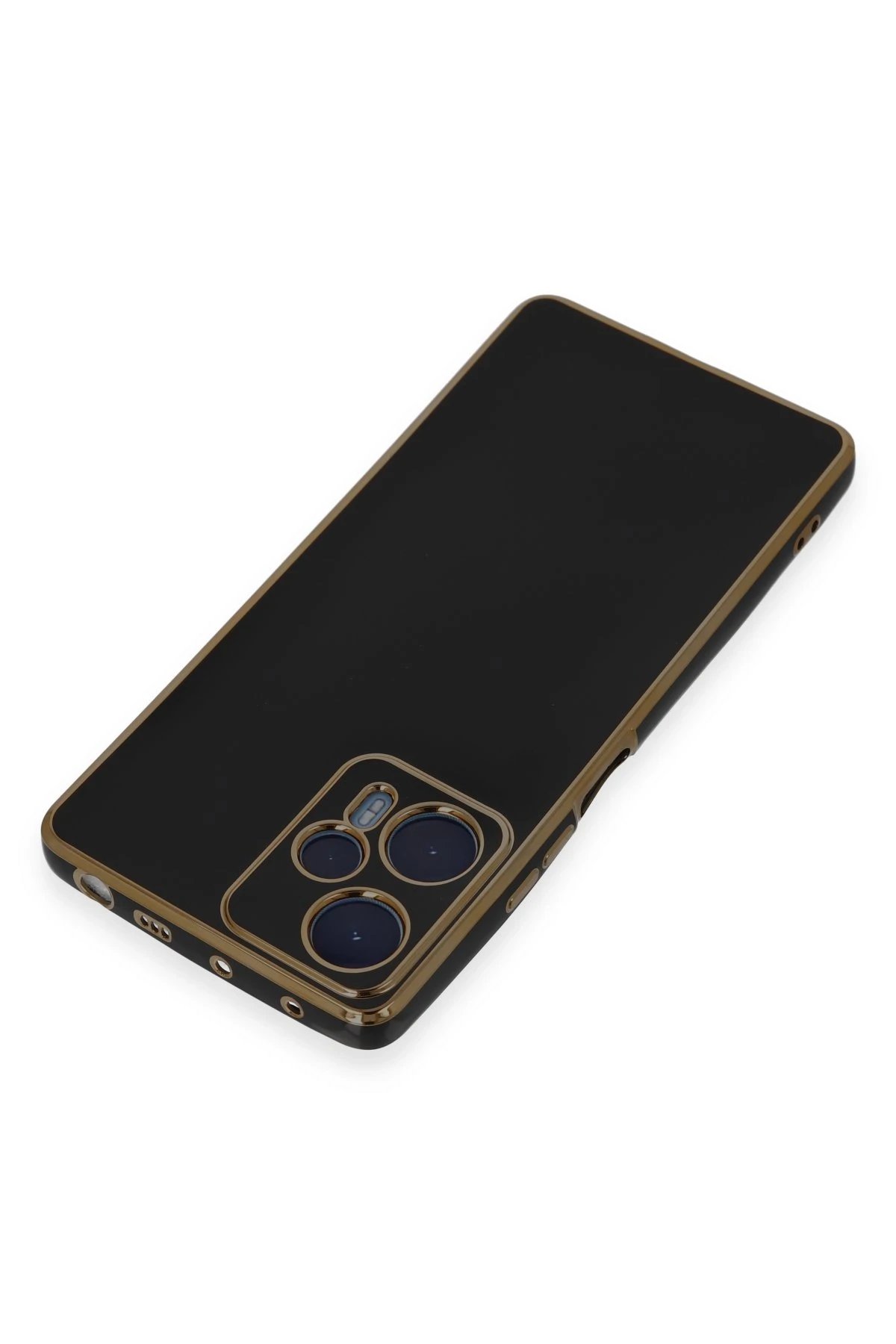 Xiaomi Poco F5 Kılıf Volet Silikon - Siyah