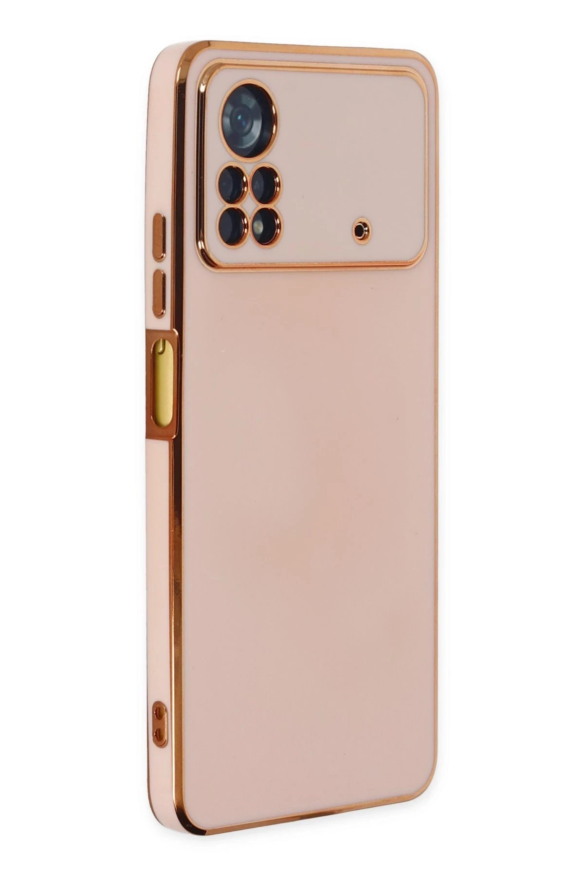 Xiaomi Poco X4 Pro 5G Kılıf Volet Silikon - Pembe