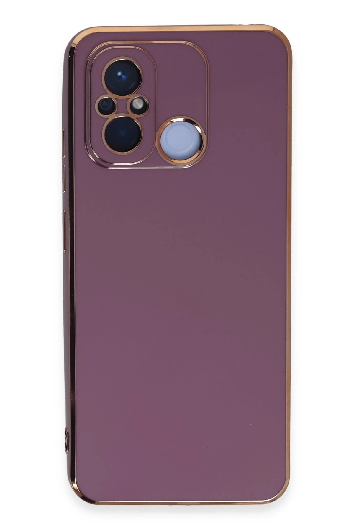 Xiaomi Redmi 12C Kılıf Volet Silikon - Mor