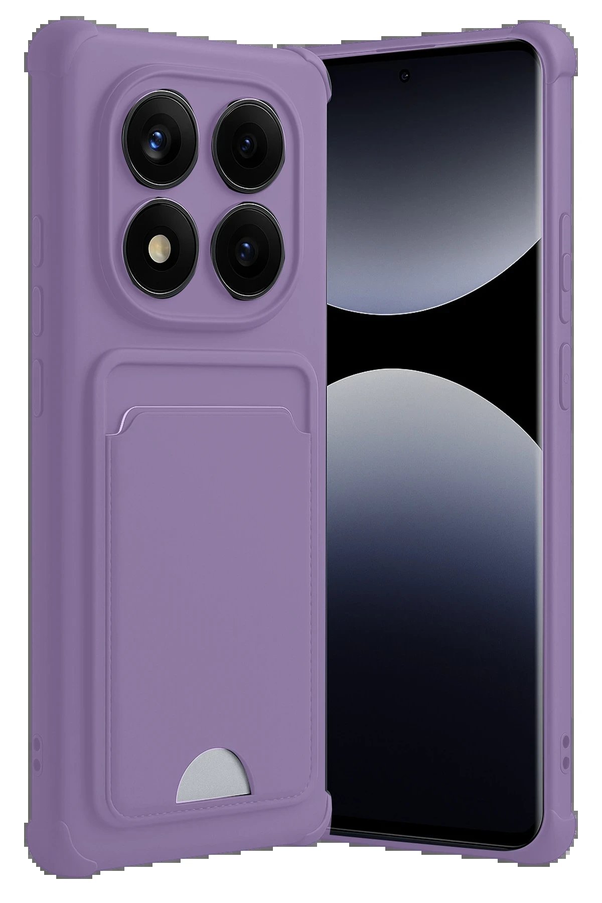 Xiaomi Redmi Note 14 Pro 5G Kelvin Kartvizitli Silikon - Lila