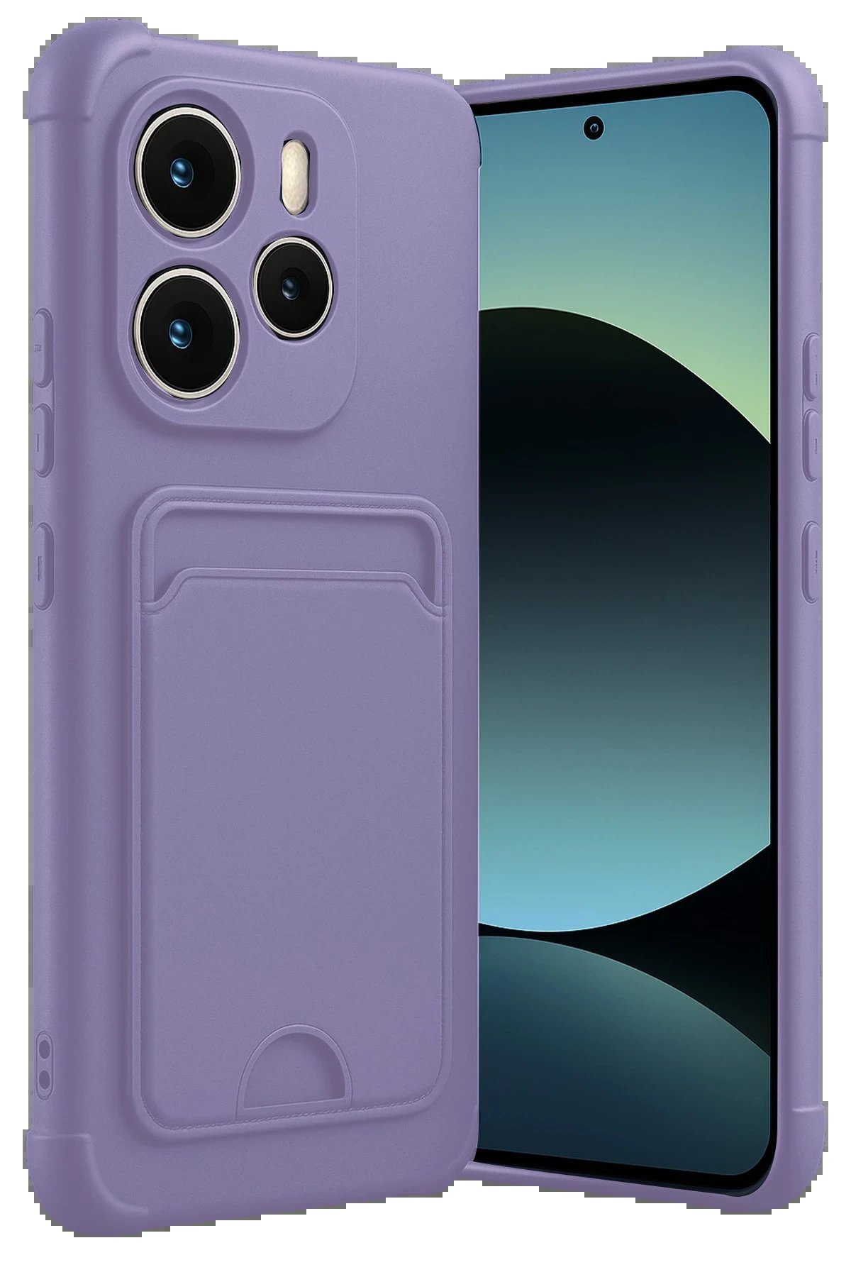 Xiaomi Redmi Note 14 4G Kelvin Kartvizitli Silikon - Lila