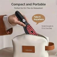 ​​Buharlı Titreşimli ve Kırmızı Mavi Işık Terapili Kafa ve Saç Bakım Tarağı