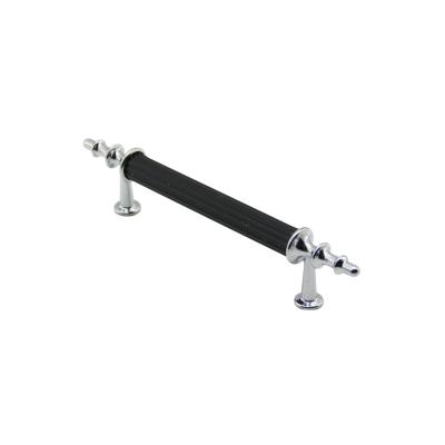 10 ADET KROM - SİYAH BORU KULP 9.6CM
