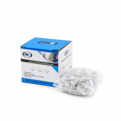 100 ADET 2Lİ 2X2.5 KABLO GEÇMELİ MANDALLI BUAT KLEMENSİ