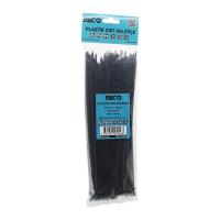 100PCS SİYAH   3.6X250MM  PLASTİK CIRT KELEPÇE