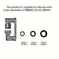 1080 Derece Dönebilen Mutfak ve Lavabo Bataryası Akrobat Musluk Ucu
