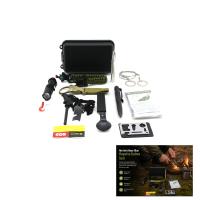 12PCS HAYATTA KALMA KİTİ - KAMP MALZEME SETİ EL FENER-PUSULALI BİLEKLİK-ATEŞ BAŞLATICI-TAKTİK KALEM-KAŞIK ÇATAL-TEL TESTERE-TERMAL BAT.-TAKTİK KEMER ASK.-İĞNE-SOS KART