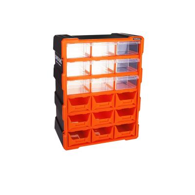 18Lİ 9 KAPALI+9 AÇIK MONOBLOCK AVADANLIK ÇEKMECE SETİ38.1X15.7X47.5CM HERHANGİ BİR RENK GÖNDERİLİR