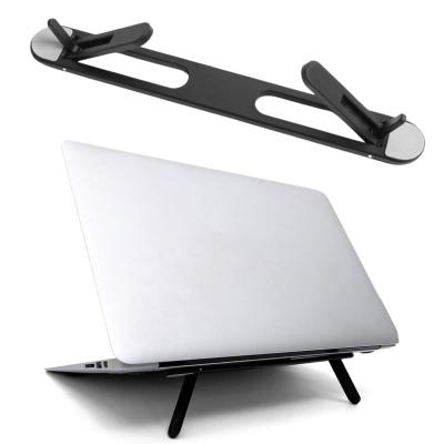 2 Kademeli Katlanabilir Laptop Standı – Kendiliğinden Güçlü Yapışkanlı, Ergonomik Tablet Yükseltici